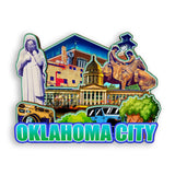 Refrigerator Magnet for Oklahoma City Oklahoma USA  1101