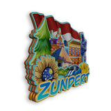 Магнит на холодильник для Zundert, Нидерланды, 1988 г.