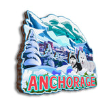 Refrigerator Magnet for Anchorage Alaska USA  102