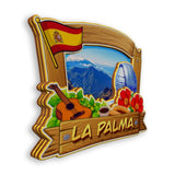 Refrigerator Magnet for La palma Spain  1583