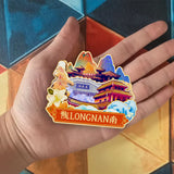 Refrigerator Magnet for Longnan, Gansu, China  817