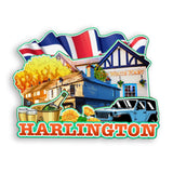 Refrigerator Magnet for Harlington UK  1473