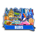 Refrigerator Magnet for Blois France  2619