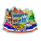 Refrigerator Magnet for Troyes France  1362