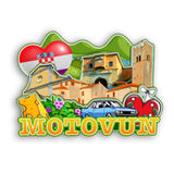 Kühlschrankmagnet für Motovun Kroatien 2232