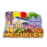 Refrigerator Magnet for Mechelen Belgium  2016