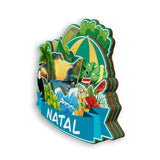 Refrigerator Magnet for Natal Brazil  1917
