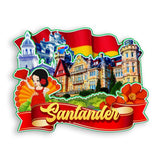 Refrigerator Magnet for Santander Spain  1436