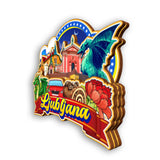 Refrigerator Magnet for Ljubljana Slovenia  2354