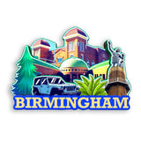 Kühlschrankmagnet für Birmingham Alabama USA 347