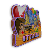 Kühlschrankmagnet für Ottawa, Kanada 1858