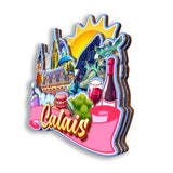Refrigerator Magnet for Calais France  2621