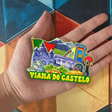 Kühlschrankmagnet für Viana do Castelo Portugal 1956