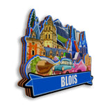 Refrigerator Magnet for Blois France  2619