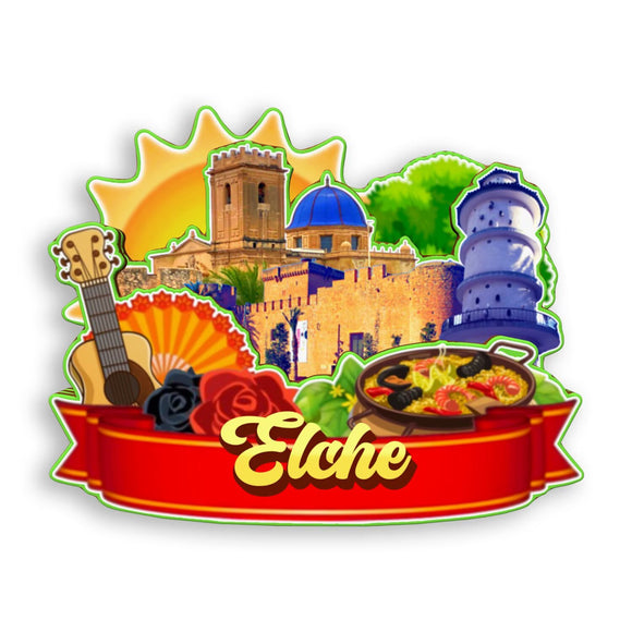 Refrigerator Magnet for Elche Spain  1568