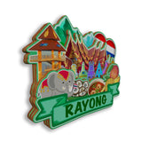 Kühlschrankmagnet für Rayong Thailand 2799