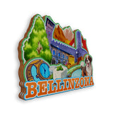 Refrigerator Magnet for Bellinzona Switzerland  2062