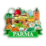 Refrigerator Magnet for Parma Italy  1311