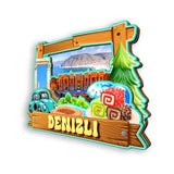 Магнит на холодильник для Денизли Турция 1676