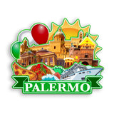 Refrigerator Magnet for Palermo Italy  1276