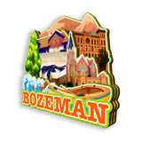 Магнит на холодильник для Монтаны, США 1028