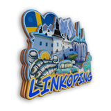 Refrigerator Magnet for Linkoping Sweden  2168