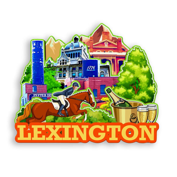 Refrigerator Magnet for Lexington Kentucky USA  955
