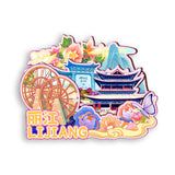 Kühlschrankmagnet für Lijiang, Yunnan, China 421