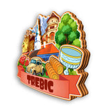 Refrigerator Magnet for Trebic Czech  2104