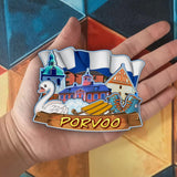 Refrigerator Magnet for Porvoo Finland  2336