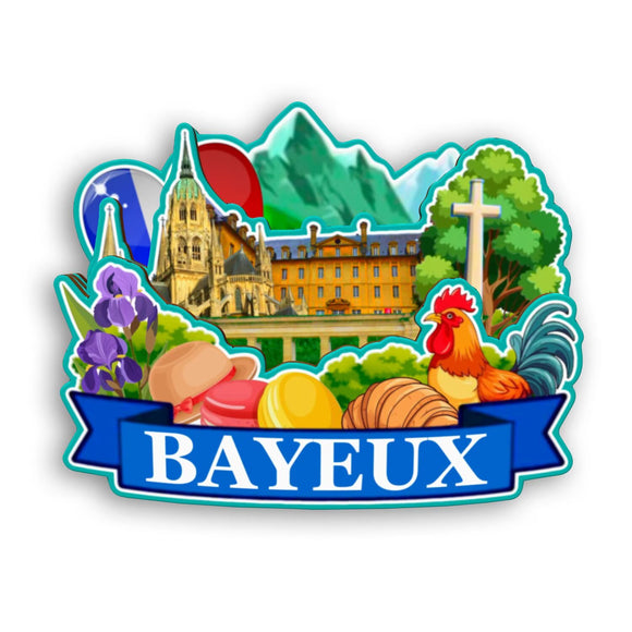 Refrigerator Magnet for Bayeux France  2567