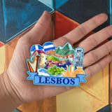 Refrigerator Magnet for Lesbos Greece  1794