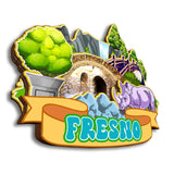 Refrigerator Magnet for Fresno California USA  234