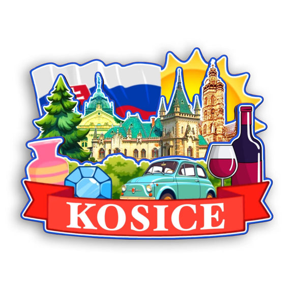 Refrigerator Magnet for Kosice Slovakia  2374