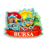 Магнит на холодильник для Бурсы, Турция, 1648