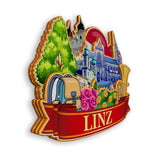 Kühlschrankmagnet für Linz, Österreich, 1590