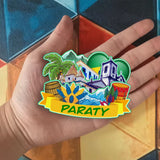 Refrigerator Magnet for Paraty Brazil  1926