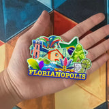 Магнит на холодильник для Флорианополиса, Бразилия, 1905 г.