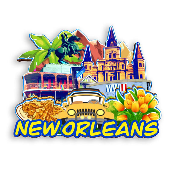 Refrigerator Magnet for New Orleans Louisiana USA  960