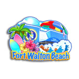 Kühlschrankmagnet für Fort Walton Beach Florida USA 211