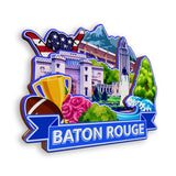 Kühlschrankmagnet für Baton Rouge Louisiana USA 961
