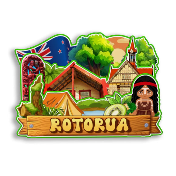 Refrigerator Magnet for Potorua New Zealand  2740