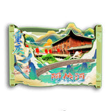 Refrigerator Magnet for Ayi River Scenic Area, Pengshui, Chongqing, China  9