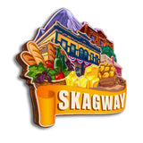 Kühlschrankmagnet für Skagway Alaska USA 153
