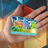 Refrigerator Magnet for Rethymnon Greece  1743