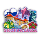 Refrigerator Magnet for Skofja loka Slovenia  2369