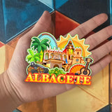 Refrigerator Magnet for Albacete Spain  1496