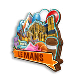 Refrigerator Magnet for Le Mans France  2590