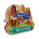 Kühlschrankmagnet für Chifeng, Innere Mongolei, China 847