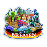 Refrigerator Magnet for Bremen Germany  1183